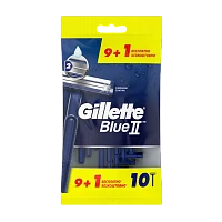Бритва одноразовая Gillette "Blue II" 2 лезвия ENG 10шт. (1/12)