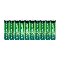 Батарейка Ergolux R03 AAA Shrink 10 Zinc Carbon 1.5V (10/60/720)