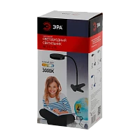 Светильник настольный ЭРА NLED-435 4W 220V 6LED IP20 прищепка черный (1/6)