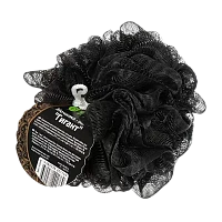 Мочалка для тела Банные штучки "Гигант" 15см x 15см черный серый (1/20)