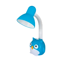 Светильник настольный Camelion KD-380 40W 230V E27 на основании с выключателем синий (1/12)