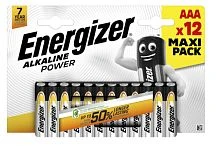 Батарейка Energizer Alkaline power LR03 AAA BL12 Alkaline 1.5V (12/144)