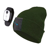 Шапка с фонарем, желтая