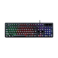 Клавиатура проводная Defender GK-196L Arx игровая USB 1.5м черный (1/10)