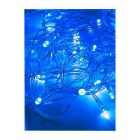 Гирлянда Космос 80LED 8.8м лампочки нить 8 режимов синий (1/50)