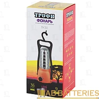Фонарь туристический Трофи TK30 2.5W 36LED от аккумулятора оранжевый (1/15/30)