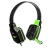 Наушники полноразмерные Defender G-320 Warhead с микр. игровые черный зеленый (1/20)
