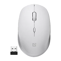Мышь беспроводная Defender MB-027 Auris бесшумная bluetooth белый (1/40)