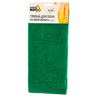 Тряпка для пола Рыжий кот M-02F-XL 70х80см микрофибра зеленый (1/5/50)