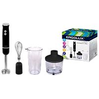 Блендерный набор Ergolux ELX-BS03-C72 300W 2 скорости черный (1/12)