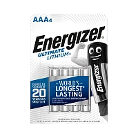 Батарейка Energizer Ultimate FR03 AAA BL4 Lithium 1.5V (4/48)