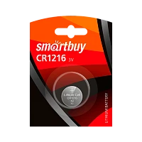 Батарейка Smartbuy CR1216 BL1 Lithium 3V (1/12/720)