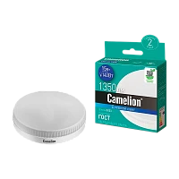 Лампа светодиодная Camelion GX53 15W 6500К 170-265V таблетка матовая (1/10/100)