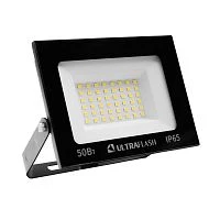 Прожектор светодиодный Ultraflash UFD003 50W 230V 6500К черный (1/20)