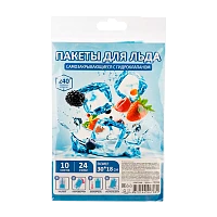 Пакет для льда Рыжий кот FORTUNA 30см x 18см 60мкм 10шт. (1/50/300)