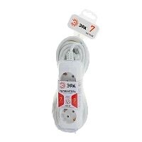 Удлинитель ЭРА U 3р.С/З 16A 7.0м белый (1/12)