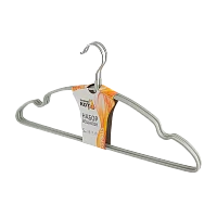 Вешалка-плечики Рыжий кот с антискользящим покрытием 5шт. серый (1/36)