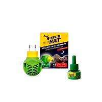 Набор SuperBAT 45 ночей от комаров жидкость+электрофумигатор (1/24)