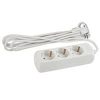 Удлинитель ЭРА UX 3р.С/З 3р.Б/З 10A 10.0м белый