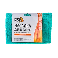 Насадка для швабры Рыжий кот MopM3-Eco-H микрофибра 44х14см на липучке,с карманами (1/5/120)