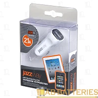 Автомобильное З/У JAZZway iP-2100 1USB 2.1A белый