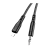 Кабель AUX HOCO UPA18 Jack 3.5mm (m)-Lightning (m) 1.0м TPE черный (1/31/310)