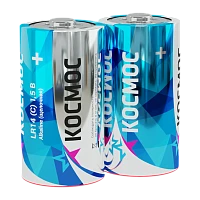 Батарейка Космос MAX LR14 C Shrink 2 Alkaline 1.5V (2/12/96)
