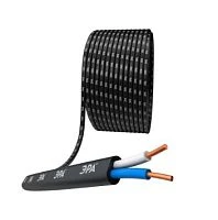 Кабель электрический ЭРА ВВГ Пнг(А)-LS 2 х 1.5 кв.мм черный ГОСТ бухта 50м