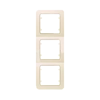 Рамка Makel Lillium 3пост. вертикальная кремовый 71233 (1/20)