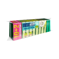 Губка для посуды Lemon Moon 87х58х23мм 12шт. (1/40)