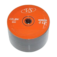 Диск CD-RW VS 700MB 4-12x 50шт. bulk (50/600)