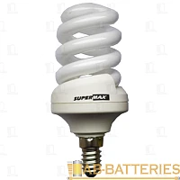 Лампа энергосберегающая Supermax SPC E14 9W 2700К 220V спираль