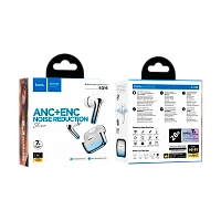Наушники вставные HOCO EQ16 bluetooth 5.3 с микр. синий (1/14/140)