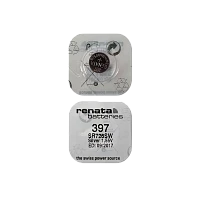 Батарейка Renata 397 (SR726SW) BL10 Silver Oxide 1.55V (10/100)