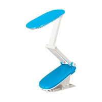 Светильник настольный Ultraflash UF-704 4.8W 230V 24LED прищепка синий