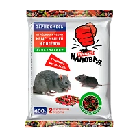 Зерно Наповал Зоокумарин+ от крыс и мышей 400г (1/35)
