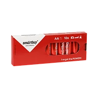 Батарейка Smartbuy LR6 AA BOX10 Alkaline 1.5V (10/300)