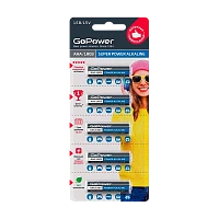Батарейка GoPower LR03 AAA BL5 Щелочная 1.5V (5/50/600)