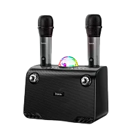 Портативная колонка HOCO BS41 Plus bluetooth 5.0 microSD караоке черный (1/6)