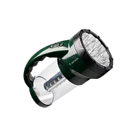Фонарь туристический Космос 2008L 24+19LED от аккумулятора зеленый (1/12)