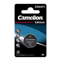 Батарейка Camelion CR2477 BL1 Lithium 3V (1/10/1800)