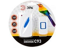 Беспроводной звонок ЭРА C93A белый (1/10/60)