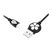 Кабель HOCO JP15 Sakura USB (m)-Lightning (m) 1.2м 2.4A TPE черный