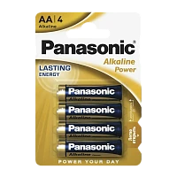 Батарейка Panasonic Alkaline power LR6 AA BL4 Alkaline 1.5V (4/48/240)