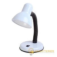 Светильник настольный ЭРА N-120 40W 220V E27 на основании белый