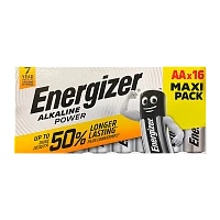 Батарейка Energizer Alkaline power LR6 AA BOX16 Alkaline 1.5V (16/192/4224/29568)