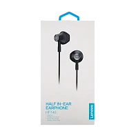 Наушники внутриканальные Lenovo HF140 с микр. черный