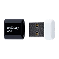 Флеш-накопитель Smartbuy Lara 32GB USB2.0 пластик черный