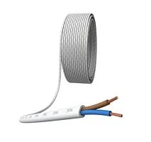 Кабель электрический ЭРА ШВВП 2 х 0.75 кв.мм белый ГОСТ бухта 50м