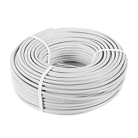 Кабель электрический МарПосад ПВС 2 х 0.75 кв.мм НЕ ГОСТ белый бухта 100м  (цена за 1м.)